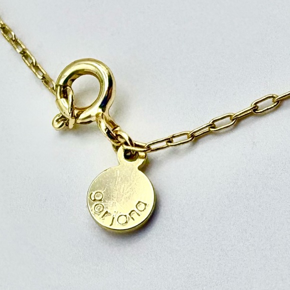 Gorjana Brushed Gold Tone Bali Antique Locket Necklace - Picture 9 of 10